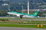 A320-214 EI-DER der Aer Lingus beim abheben am 15.9.18 in Zürich.