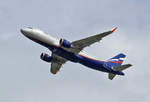 A 320-214 Aeroflot, VP-BLO takeoff in DUS - 12.07.2019