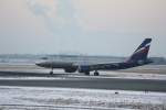 Aeroflot Airbus A 320-214 VP-BWM FLughafen Salzburg 10.01.2009