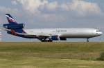 Aeroflot Cargo, VP-BDR, McDonnell-Douglas, MD-11F, 04.07.2010, HHN, Hahn, Germany 



