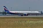 Aeroflot, VP-BRW  N.Rerih , A321-211 beim Start in MUC nach Moskau (SVO) 10.07.2013