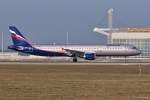 VP-BTR  S. Diaghilev  / Aeroflot / A321-211 beim Start in MUC nach Moskau (SVO) 01.02.2014