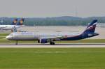 VP-BUM Aeroflot - Russian Airlines Airbus A321-211  gelandet am 14.05.2015 in München