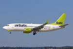 Air Baltic, YL-BBJ, Boeing B737-36Q, msn: 30333/3117, 09.Juli 2018, ZRH Zürich, Switzerland.