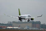 Air Baltic, Airbus A 220-300, YL-AAS, TXL, 15.02.2020