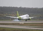 Air Baltic, Airbus A 220-300, YL-ABA, BER, 10.10.2025
