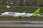Air Baltic, YL-BTB, Airbus A220-371, msn: 55416, 03.April 2026, ZRH Zürich, Switzerland.