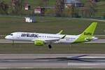 Air Baltic, YL-BTC, Airbus A220-371, msn: 55423, 03.April 2026, ZRH Zürich, Switzerland.