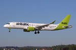 Air Baltic, YL-CSC, Bombardier CS-300, msn: 55005, 23.April 2026, ZRH Z�rich, Switzerland.