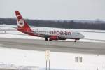 AIRBERLIN Boeing 737-7Q8 D-ABBW Flughafen Mnchen 02.02.2010
