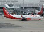 Air Berlin, D-ABBB (mittlere AB-Lackierung), Boeing 737-800 WL, 2009.06.20, MUC, Mnchen, Germany