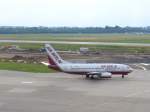 Eine Maschine von Air Berlin am Dsseldorfer Flughafen.