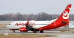 AIRBERLIN Boeing 737-7K5 D-AHXG Flughafen M�nchen 18.02.20121