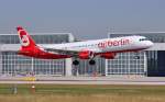 D-ABCI / Air Berlin / A321-211 in MUC bei der Landung aus Palma de Mallorca (PMI) 23.07.2013
