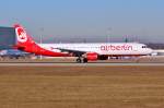 D-ABCI / Air Berlin / A321-211 beim Start in MUC nach Palma de Mallorca (PMI) 30.12.2013