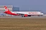 D-ABCI / Air Berlin / A321-211 beim Start in MUC nach Palma de Mallorca (PMI) 01.02.2014
