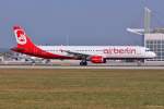 D-ABCK / Air Berlin / A321-211 in MUC beim Start nach Palma de Mallorca (PMI) 28.03.2014