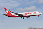 Air Berlin, D-ABMU, Boeing, B737-86J, 17.04.2016, ACE, Arrecife, Spain         