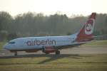 B737 der Air Berlin nach der Landung