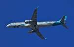 I-ADJR, Embraer ERJ-195LR, von Air Dolomiti,  beim Anflug auf den Flughafen von Wien. 03.05.2026