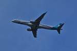 I-ADJP, Air Dolomiti, Embraer ERJ-195LR, gesehen �ber Wien. 05.05.2026