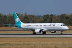 Air Dolomiti, I-JENF, Embraer ERJ-190LR, msn: 19000337, 11.Juli 2025, 29.Juli 2026, BSL Basel - M�hlhausen, Switzerland.