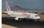EC-HGO, Boeing 738, MSN: 28384, LN: 420, Air Europa, Arrecife Lanzarote Airport, 07/10/2000.