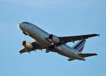 Air France, Airbus A 319-111, F-GRHV, TXL, 20.12.2019