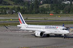 Air France, F-HZUJ, Airbus A220-371, msn: 55171,  Auvers sur Oise , 25.Mai 2026, ZRH Z�rich, Switzerland.