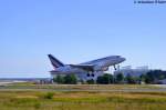 Air France Airbus 318. Am 12.08.2012 in Franfurt am Main.