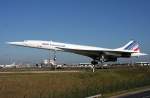 Air France Concorde F-BVFF ausgestellt am Taxiway Y in CDG / LFPG / Paris Charles de Gaulle am 31.11.2011
