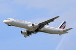 F-GTAH Air France Airbus A321-212  in München am 17.05.2016 gestartet