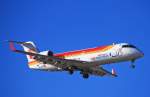 Canadair CL-600-2B19 Regional Jet CRJ-200ER Air Nostrum (Iberia Regional) (EC-HSH) in Turin - Caselle (Sandro Pertini, TRN / LIMF) 06/02/2011. 

