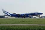 Air Bridge Cargo Boeing 747 8F in AMS am 05.05.2013