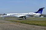 ACE (Air Charter Europe) a member of ASL Group PH-DWC Embraer ERJ-135 at Antwerp Airport.