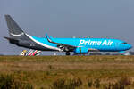 ASL (Amazon Prime Air), EI-DAC, Boeing, B737-8AS-BCF, 09.10.2021, CDG, Paris, France