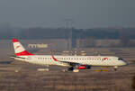 Austrian Airlines, ERJ-195-200LR, OE-LWG, BER, 12.02.2022