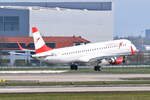 OE-LWA , Austrian Airlines , Embraer ERJ-195LR (ERJ-190-200 LR) , Berlin-Brandenburg  Willy Brandt  , BER , 24.04.2022 ,