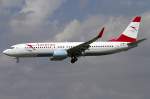 Austrian Airlines, OE-LNJ, Boeing, B737-8Z9, 10.09.2010, BCN, Barcelona, Spain         