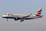 BA CityFlyer, G-LCYE, Embraer ERJ-170STD, msn: 17000296, 21.Februar 2019, ZRH Zürich, Switzerland.