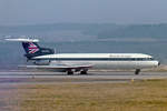 British Airways, G-AWZI, Hawker Siddeley Trident 3B, msn: 2310, September 1975, ZRH Zürich, Switzerland. Scan aus der Mottenkiste.