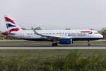 British Airways, G-EUYY, Airbus, A320-232, 09.10.2018, BSL, Basel, Switzerland      