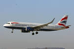 British Airways, G-EUYP, Airbus A320-232, msn: 5784, 21.Februar 2019, ZRH Zürich, Switzerland.