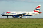 British Airways, G-EUPU, Airbus, A319-131, 12.05.2019, CDG, Paris, France    