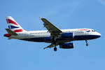 British Airways, G-DBCJ, Airbus, A319-131, 14.05.2019, CDG, Paris, France      