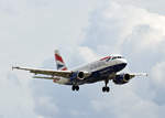 British Airways, Airbus A 319-131, G-EUOH, TXL, 10.08.2019