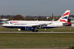British Airways, G-EUYP, Airbus, A320-232, 15.10.2019, STR, Stuttgart, Germany      