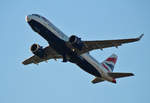 British Airways, Airbus A 320-251N, G-TTNC, TXL, 20.12.2019