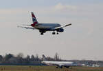British Airways, Airbus A 319-131, G-EUOD, SundAir, Airbus A 320-214, D-ASEF,  TXL, 05.03.2020
