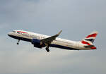 British Airways, Airbus A 320-251N, G-TTNL, BER, 02.10.2021